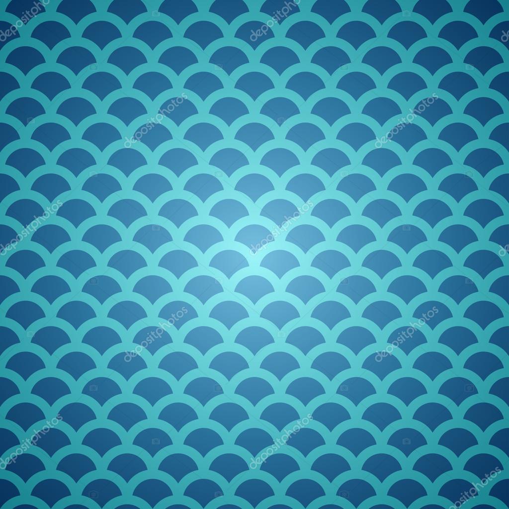 Blue seamless scale background pattern Stock Vector Image by ©ggebl