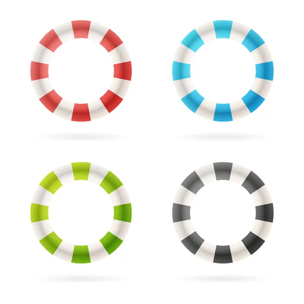 Circle elements set — Stock Vector