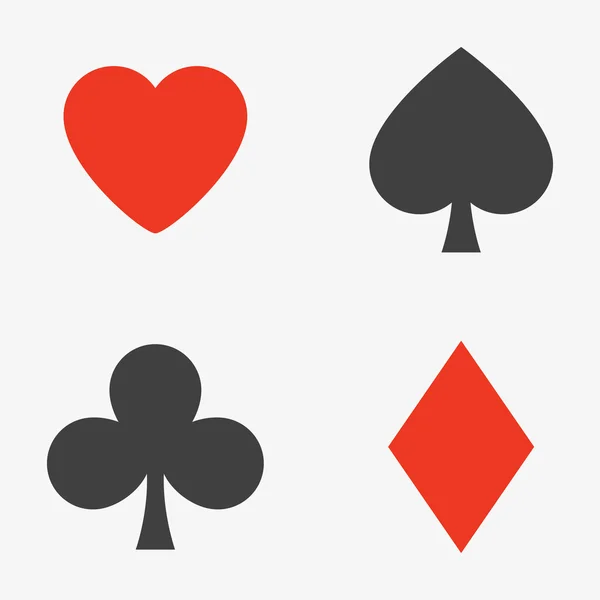 Kartensymbole — Stockvektor