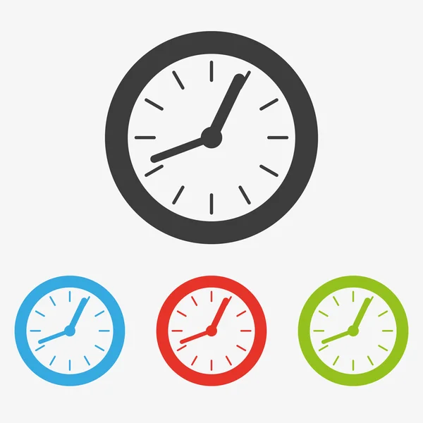 Icono símbolo del reloj — Vector de stock