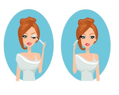 kalıcı makyaj kız