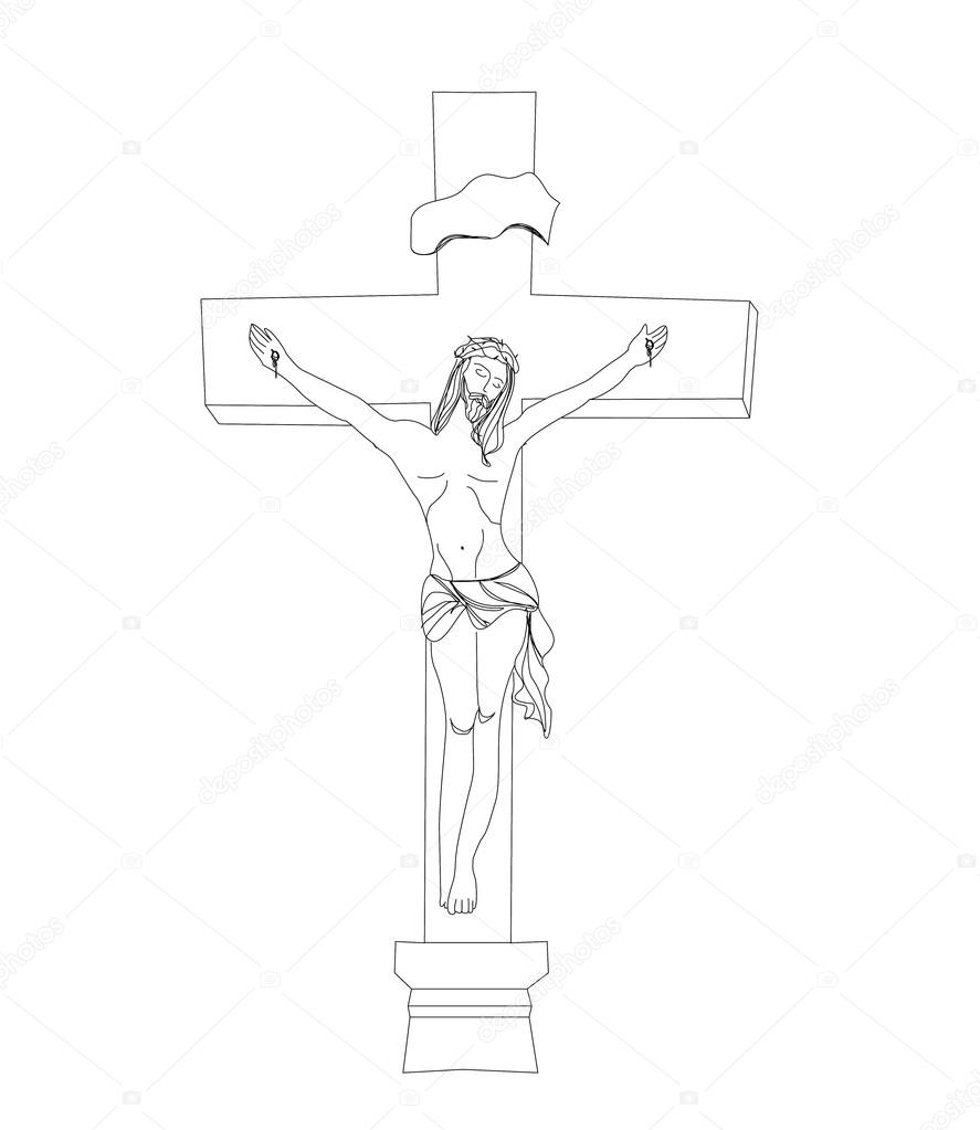 Jesus christ in the cross