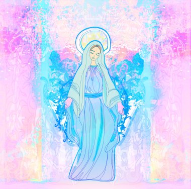 Blessed Virgin Mary clipart