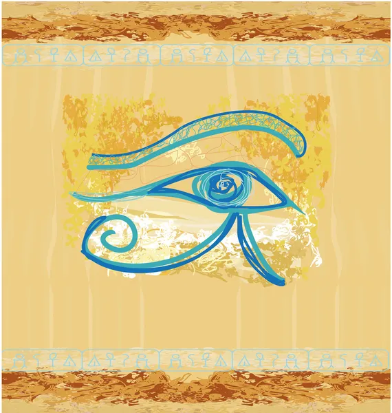 Auge des Horus - Vintage Hintergrund — Stockvektor