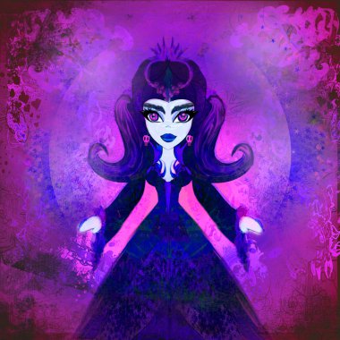 Grand karanlık cadı. raster sürüm