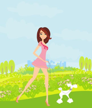 Kız ve köpeği