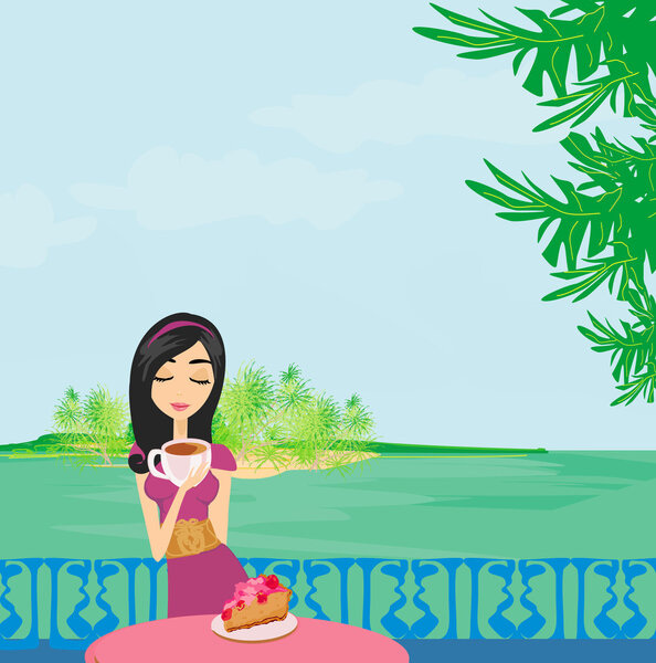 Девушка в отпуске
