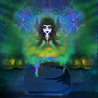 halloween cadı iksir yapma