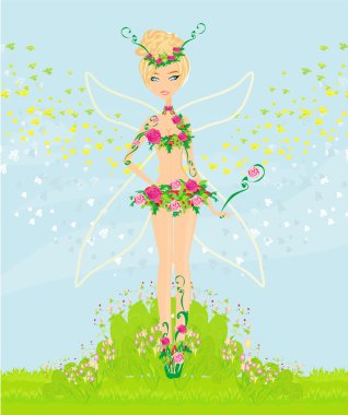 güzel çiçek perisi