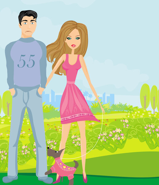 Человек боится собаки своей девушки