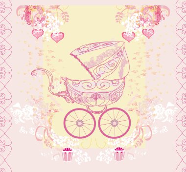 Geçmişin arka planında bebek arabası