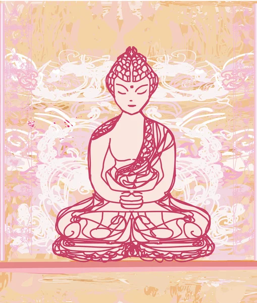 A hagyományos kínai buddhizmus vektora — Stock Vector