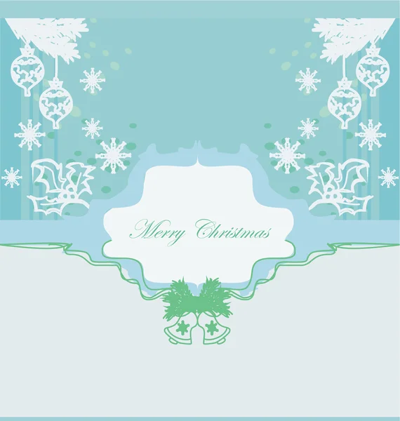 Cadre de Noël carte de style. — Image vectorielle