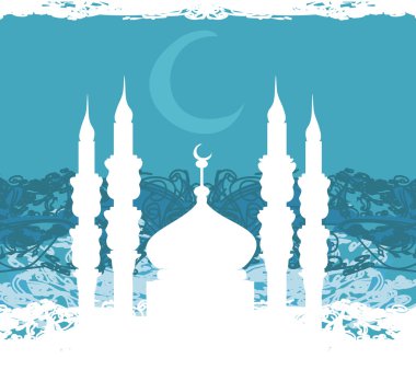 Ay ve cami ile sanatsal model geçmişi 