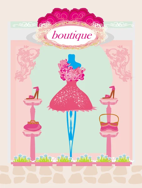 Ilustración vectorial de la tarjeta de matrimonio con niñas — Vector de