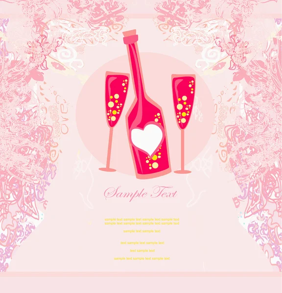 Invitation à un cocktail d'anniversaire — Image vectorielle