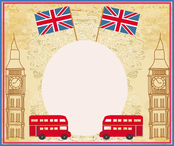 Грандж з іконами в Лондоні. — стоковий вектор