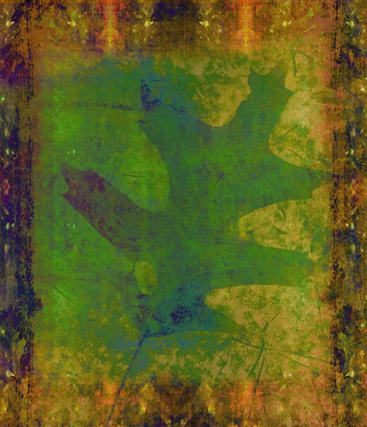 Τέχνη φύλλα φθινοπώρου φόντο κάρτα — Φωτογραφία Αρχείου