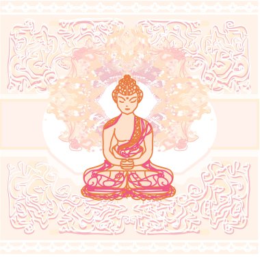 Çin Geleneksel Sanatsal Budizm Şablonu