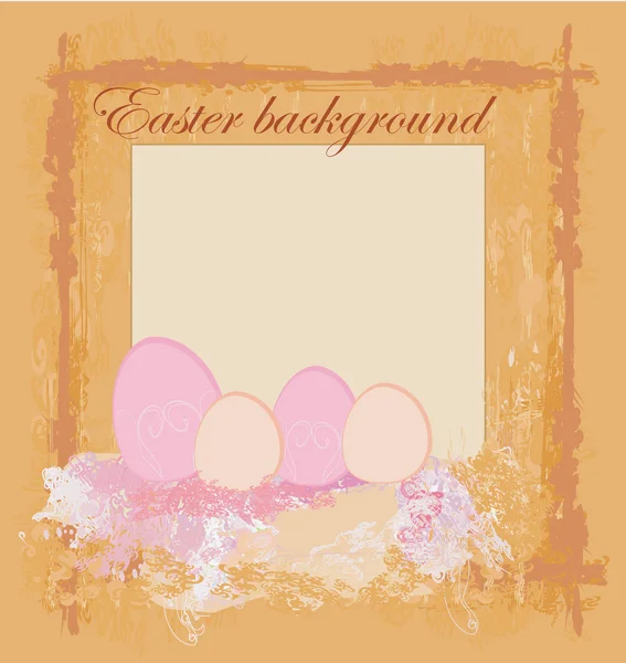 Easter Egg On Grunge Background — Vector de stoc