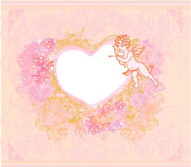 Sevgililer günün kutlu olsun. Aşk tanrısı kartınla.