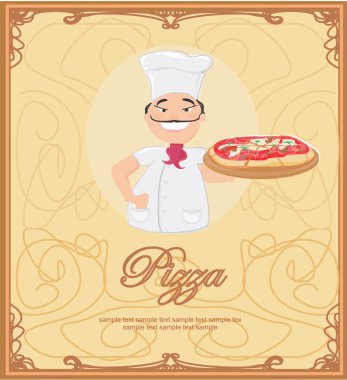 Chef şablonu ile pizza menü 