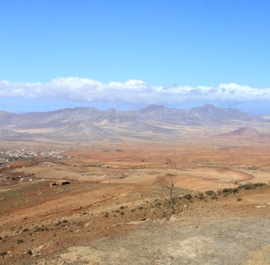 dağ manzara manzara, fuerteventura, İspanya 