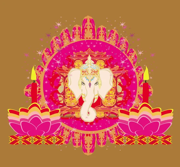 Diwali ganesha projekt — Wektor stockowy