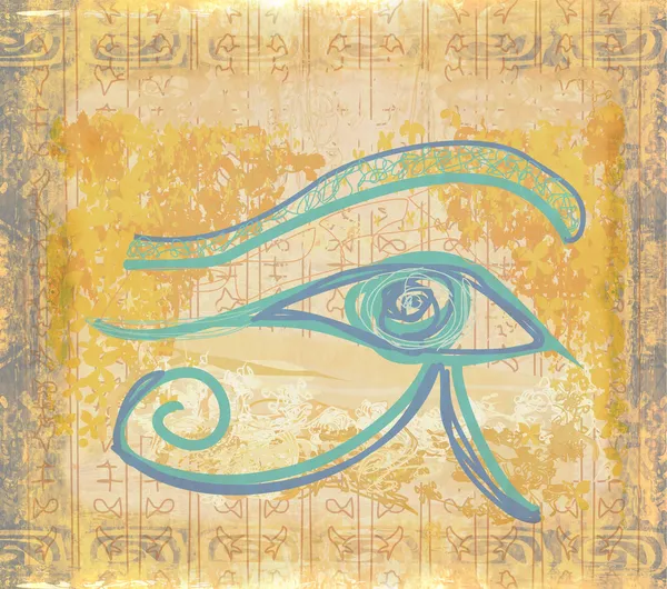 Μάτι του horus grunge υπόβαθρα — Φωτογραφία Αρχείου