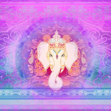 Hindu Lord Ganesha 'nın yaratıcı çizimi 