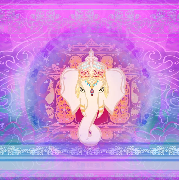 Creatieve illustratie van Hindoe Heer Ganesha — Stockfoto