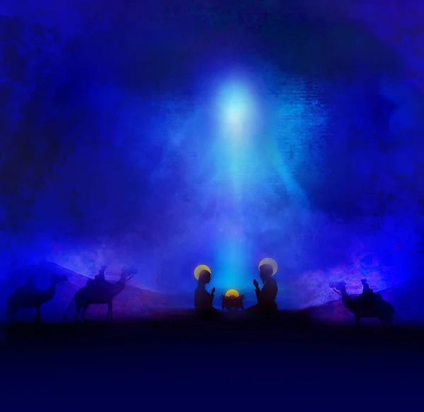 Geboorte Van Jezus Bethlehem — Stockfoto