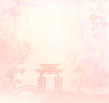 Çin Yeni Yıl Kartı İçin Sonbahar Festivali