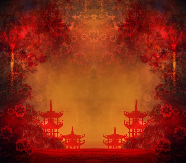 Midden Herfst Festival Voor Chinees Nieuwjaar Kaart — Stockfoto