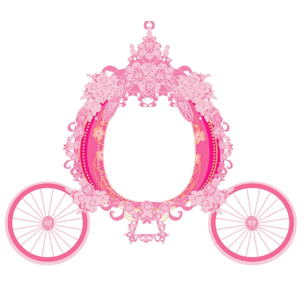 Винтажный Декоративный Розовый Каркас — стоковый вектор