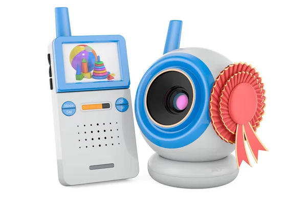Baby Cam Audio Baby Monitor Best Choice Badge Rendering Isolated — Stock Photo, Image
