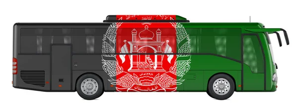 Bus Travel Afghanistan Afghan Bus Tours Concept Rendering Isolated White — Photo