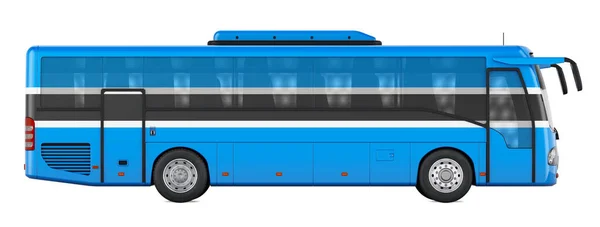 Viajes Autobús Botswana Botswanian Tours Autobús Concepto Representación Aislada Sobre — Foto de Stock