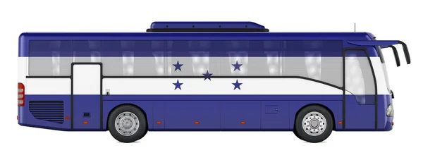 Bus Reizen Honduras Hondurese Bus Reizen Concept Rendering Geïsoleerd Witte — Stockfoto