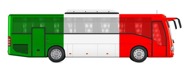 Bus Travel Ireland Irish Bus Tours Concept Rendering Isolated White — Zdjęcie stockowe