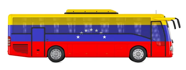 Bus Travel Venezuela Venezuelan Bus Tours Concept Rendering Isolated White — Foto Stock