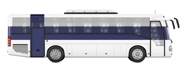 Bus Travel Finland Finnish Bus Tours Concept Rendering Isolated White — Stockfoto