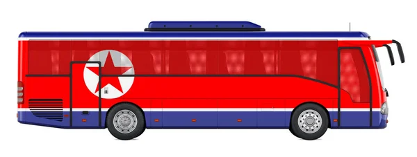 Bus Travel North Korea North Korean Bus Tours Concept Rendering — стоковое фото