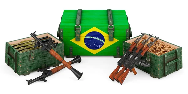 브라질의 군수품 백인들에게 렌더링 — 스톡 사진