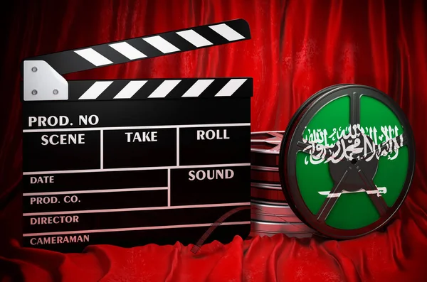 Saudi Arabian Cinematography Film Industry Cinema Saudi Arabia Concept Clapperboard — Photo