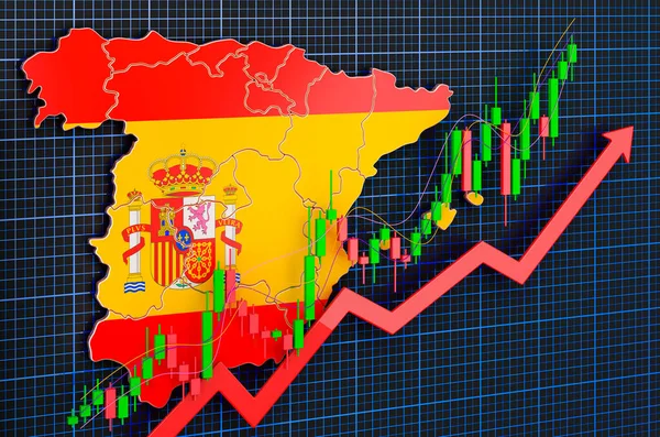 Paesi Membri Crescita Economica Crescita Economica Crescita Economica Rendering Sfondo — Foto Stock