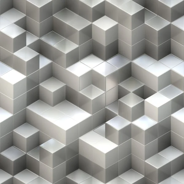 Abstract white cubes — Stock Photo, Image