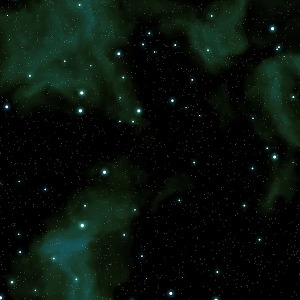 Céu nebuloso verde — Fotografia de Stock