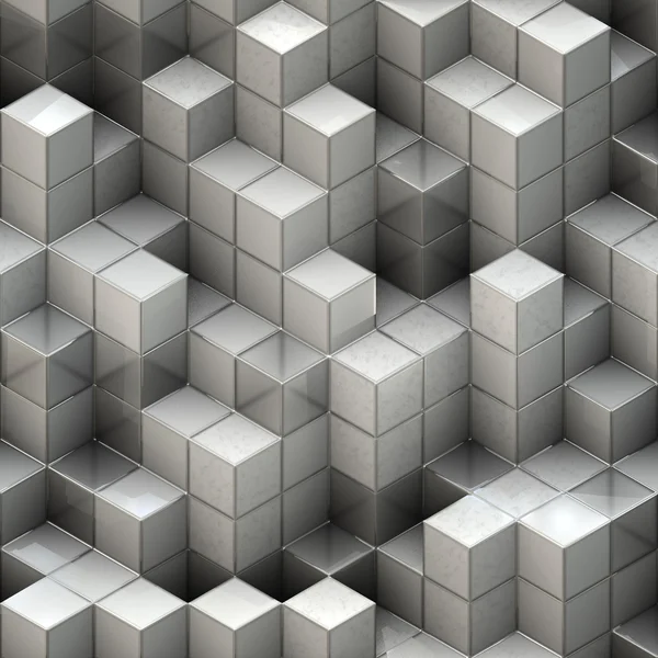 Abstract white cubes — Stock Photo, Image