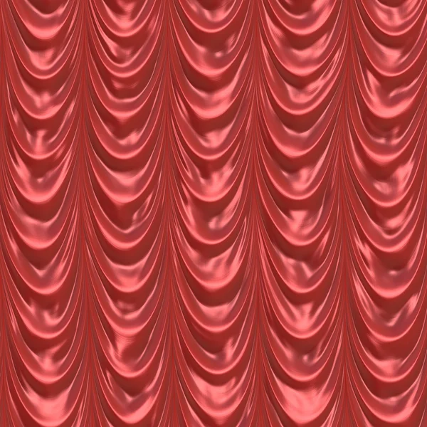 Red silk curtain — Stock Photo, Image